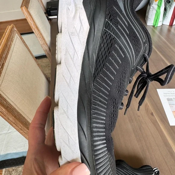 Hoka Bondi Running Shoes-Black 10.5 Medium - Picture 5 of 7